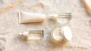Close-up of glowing, well-hydrated skin representing a Korean skincare routine for dry skin